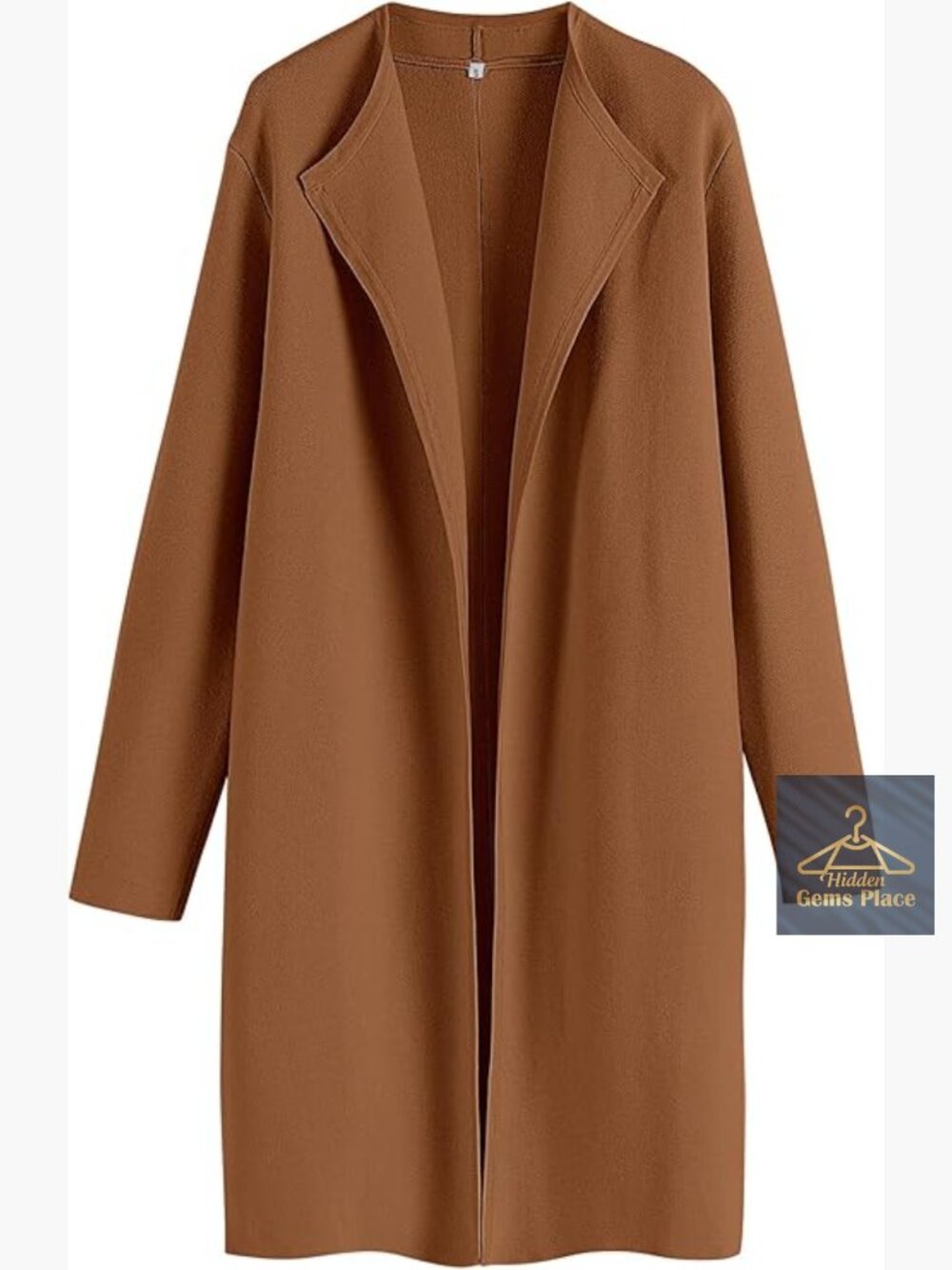 Long Sleeve V-Neck Cardigan Lapel Knit Lightweight Polyester Rayon